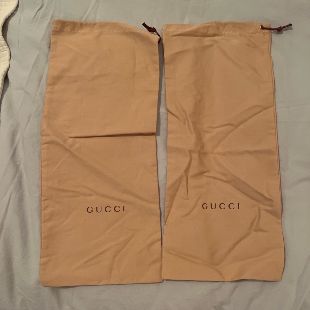 Authentic Gucci dust bags